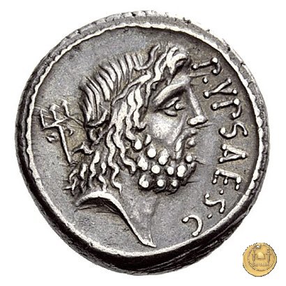 420/1 - denario P. Plautius Hypsaeus 60 BC (Roma)