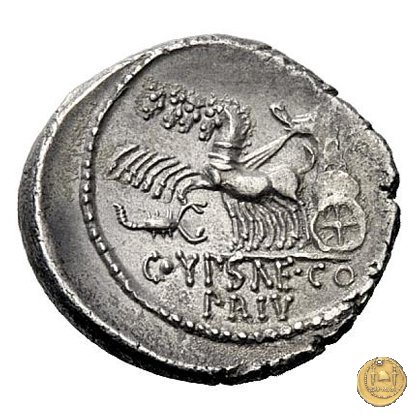 420/1 - denario P. Plautius Hypsaeus 60 a.C. (Roma)