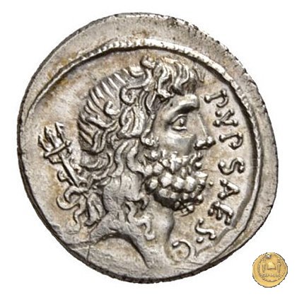 420/1 - denario P. Plautius Hypsaeus 60 BC (Roma)