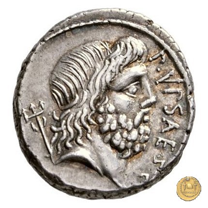 420/1 - denario P. Plautius Hypsaeus 60 BC (Roma)