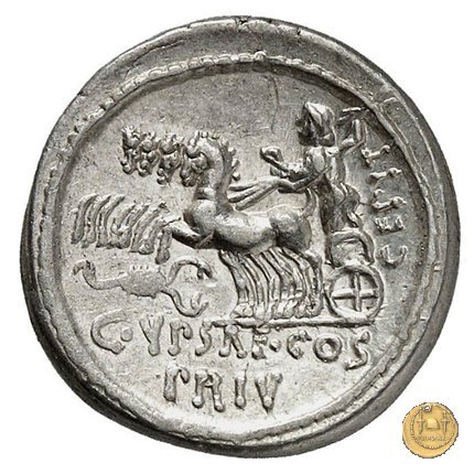 420/2 - denario P. Plautius Hypsaeus 60 BC (Roma)