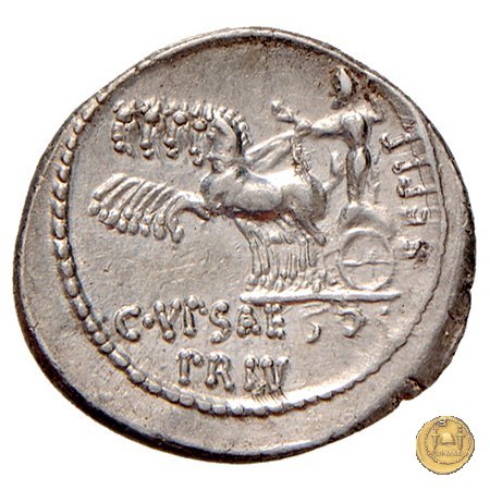 420/2 - denario P. Plautius Hypsaeus 60 BC (Roma)