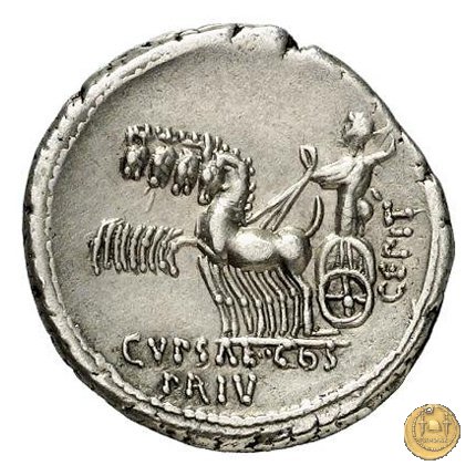 420/2 - denario P. Plautius Hypsaeus 60 BC (Roma)