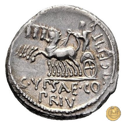 420/2 - denario P. Plautius Hypsaeus 60 BC (Roma)