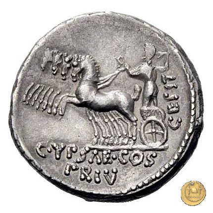 420/2 - denario P. Plautius Hypsaeus 60 BC (Roma)