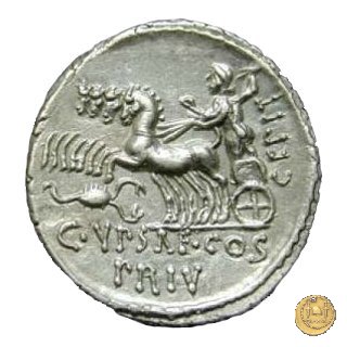 420/2 - denario P. Plautius Hypsaeus 60 BC (Roma)