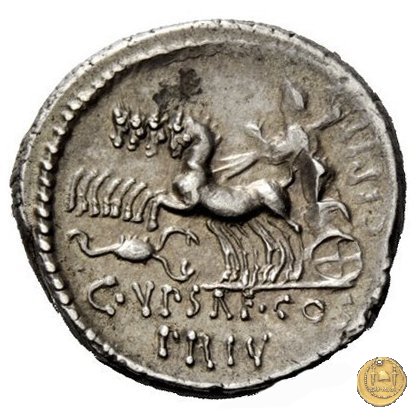 420/2 - denario P. Plautius Hypsaeus 60 BC (Roma)