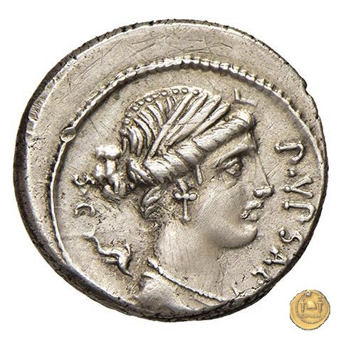 420/2 - denario P. Plautius Hypsaeus 60 BC (Roma)