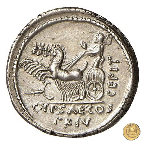 420/2 - denario P. Plautius Hypsaeus 60 BC (Roma)