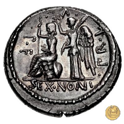 421/1 - denario M. Nonius Sufenas 59 BC (Roma)