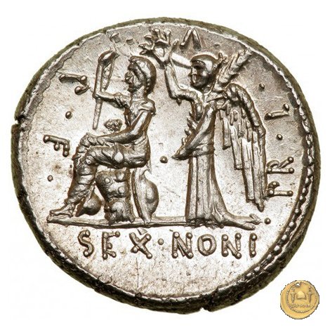 421/1 - denario M. Nonius Sufenas 59 BC (Roma)