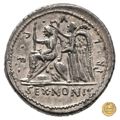 421/1 - denario M. Nonius Sufenas 59 BC (Roma)