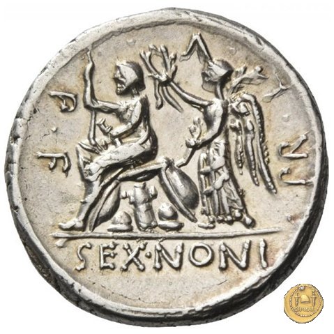 421/1 - denario M. Nonius Sufenas 59 BC (Roma)