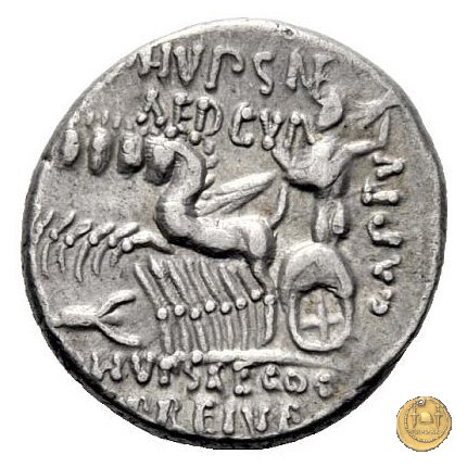 422/1 - denario M. Aemilius Scaurus / P. Plautius 58 BC (Roma)