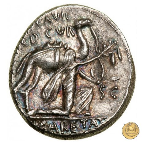 422/1 - denario M. Aemilius Scaurus / P. Plautius 58 BC (Roma)