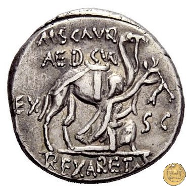 422/1 - denario M. Aemilius Scaurus / P. Plautius 58 BC (Roma)