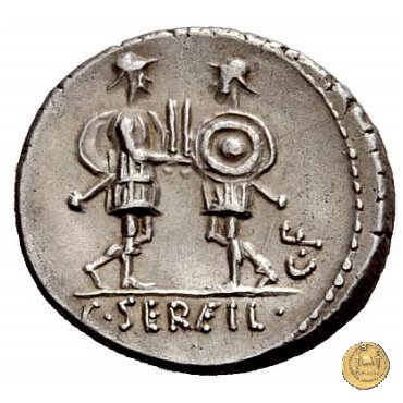 423/1 - denario C. Servilius C.f. 57 BC (Roma)