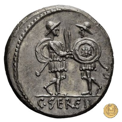 423/1 - denario C. Servilius C.f. 57 BC (Roma)