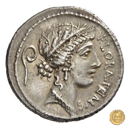 423/1 - denario C. Servilius C.f. 57 BC (Roma)