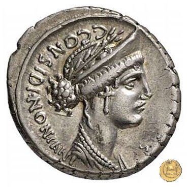 424/1 - denario C. Considius Nonianus 57 BC (Roma)