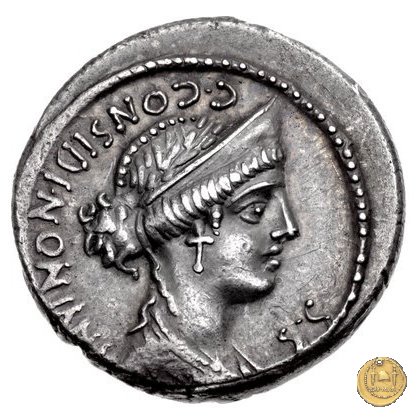 424/1 - denario C. Considius Nonianus 57 BC (Roma)