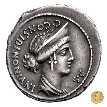 424/1 - denario C. Considius Nonianus 57 BC (Roma)