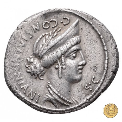 424/1 - denario C. Considius Nonianus 57 BC (Roma)