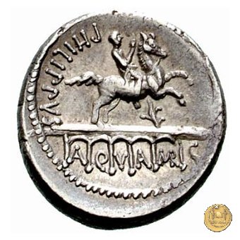 425/1 - denario L. Marcius Philippus 56 BC (Roma)