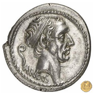 425/1 - denario L. Marcius Philippus 56 BC (Roma)