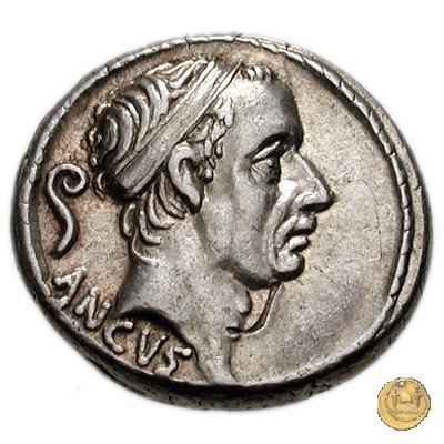 425/1 - denario L. Marcius Philippus 56 BC (Roma)