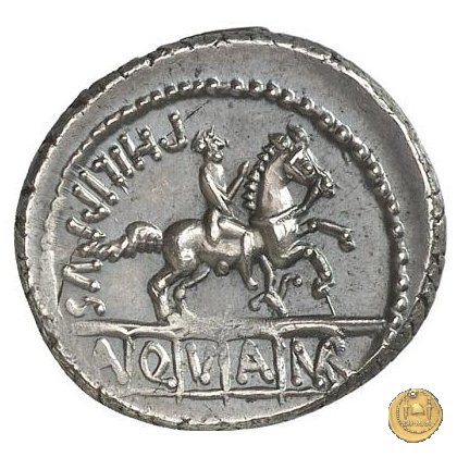 425/1 - denario L. Marcius Philippus 56 BC (Roma)