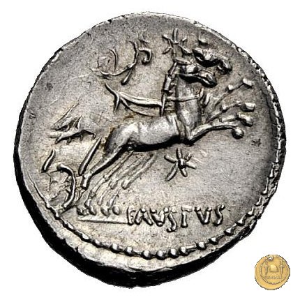 426/2 - denario Faustus Cornelius Sulla 56 BC (Roma)