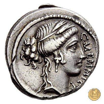 427/1 - denario C. Memmius C.f. 56 BC (Roma)