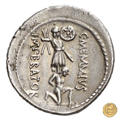 427/1 - denario C. Memmius C.f. 56 BC (Roma)