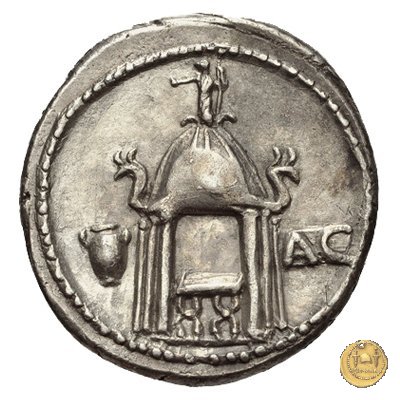 428/1 - denario Q. Cassius Longinus 55 BC (Roma)