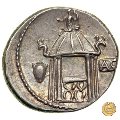 428/1 - denario Q. Cassius Longinus 55 BC (Roma)