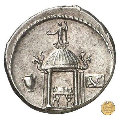 428/1 - denario Q. Cassius Longinus 55 BC (Roma)