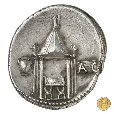 428/1 - denario Q. Cassius Longinus 55 BC (Roma)