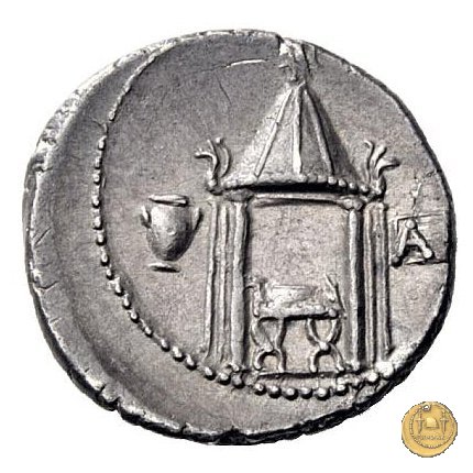 428/1 - denario Q. Cassius Longinus 55 BC (Roma)