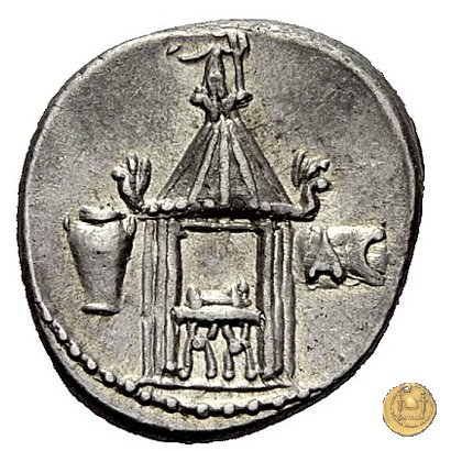 428/1 - denario Q. Cassius Longinus 55 BC (Roma)