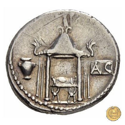 428/1 - denario Q. Cassius Longinus 55 BC (Roma)