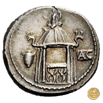 428/1 - denario Q. Cassius Longinus 55 BC (Roma)