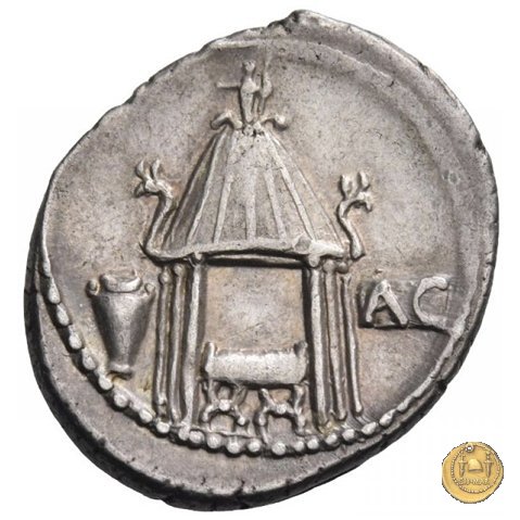 428/1 - denario Q. Cassius Longinus 55 BC (Roma)