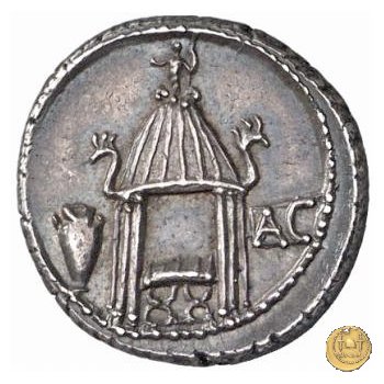 428/2 - denario Q. Cassius Longinus 55 BC (Roma)
