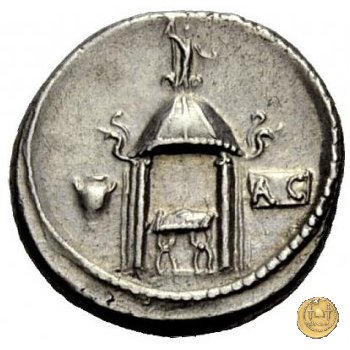 428/2 - denario Q. Cassius Longinus 55 BC (Roma)