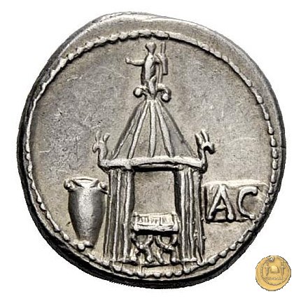 428/2 - denario Q. Cassius Longinus 55 BC (Roma)