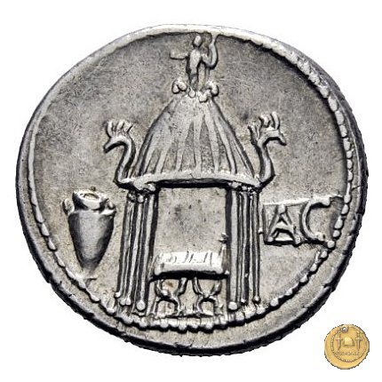 428/2 - denario Q. Cassius Longinus 55 BC (Roma)