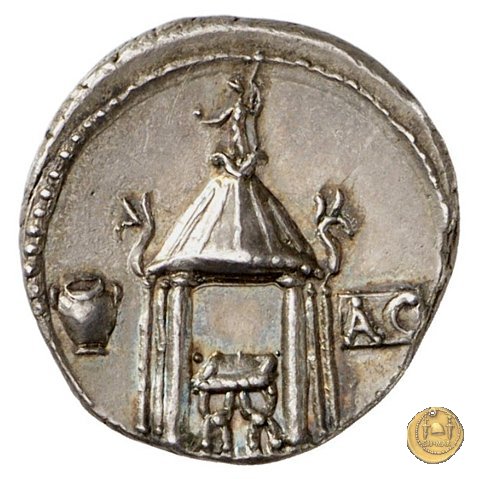 428/2 - denario Q. Cassius Longinus 55 BC (Roma)