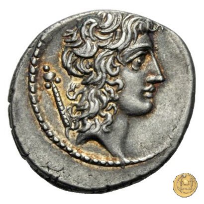 428/3 - denario Q. Cassius Longinus 55 BC (Roma)