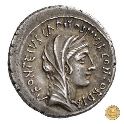 429/2 - denario T. Didius / P. Fonteius Capito 55 a.C. (Roma)